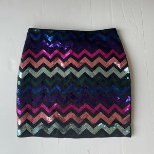 Sequin Bandage Skirt
